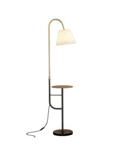 Ndricues pedan, E27, 160x28cm, metal/dru, e zeze/gold