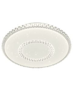 Ndricues pllafon, 36W, 3000-6400K, 3200lm, D.40cm, plastik, e bardhe