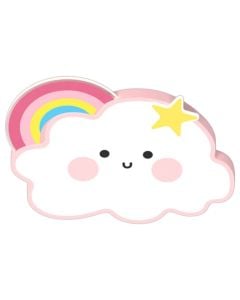 Ceiling light for children, 80W, 3000-6400K, 6800lm, D.50cm, pink