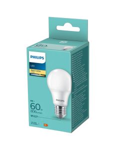 LED bulb, Philips, 8W/60W, E27, 806lm, 2700K