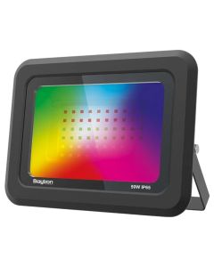 LED projector, RGB, 30W, aluminum, with remote control