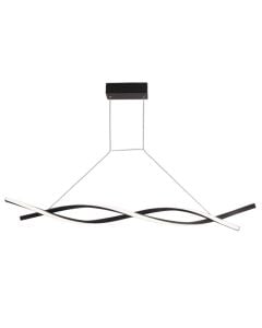 LED pendant light, 36W, 3000-6400K, 3100lm, L.100cm, aluminum, black