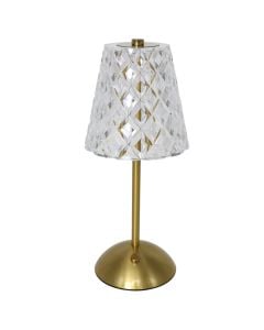 Ndricues tavoline me karikim, 3000-6000K, 16.5x30cm, metal, dimmable, 3.7V/1200mA, 60lm, e zeze