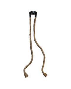 Portollambe me kordon, 2xE27, H.150cm, litar natyral