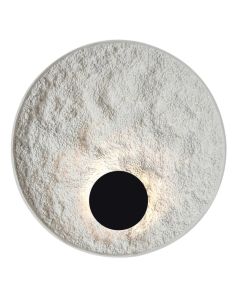 Ndricues muri LED, 5W, 370lm, D.30cm, rezin, e bardhe