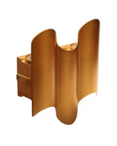 Outdoor wall light, 3W, 3000k, 10x12x37.5cm, IP65, aluminum, brown