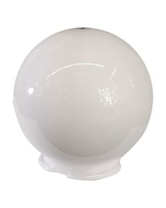 Globe for outdoor lighting, D.20cm, acrylic, opal, white