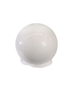Globe for outdoor lighting, D.25cm, acrylic, opal, white