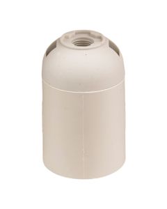 Plastic lampshade, E27, white
