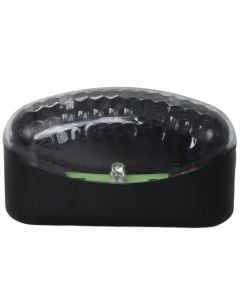Solar panel wall light, plastic, 11x8.5x6.5cm, 8-10h, 1.2V/600mAh, black