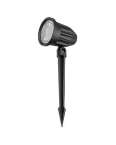 Ground light, 7W, 6500K, 711lm, black, plastic, 20x6.5x5.3cm, IP65