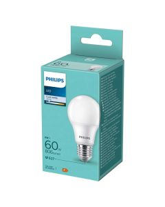 Philips LED bulb, E27, 7.5/60W, 4000K, 806lm