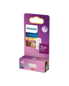 LED lamp, G4, 2.1/20W, 12V, 2700K, 210lm