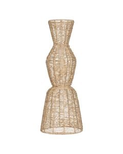 Pendant light, E27, D.26.5cm, H.161cm, natural