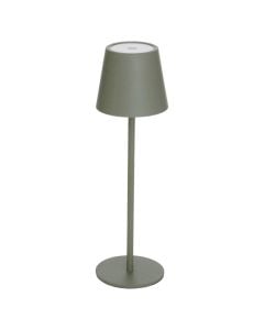 Ndricues tavoline me karikim, LED, H.36cm, jeshile, metal, IP44, autonomi. 6H