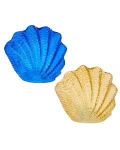 Shell LED lamp length 14.5 cm assorted glass