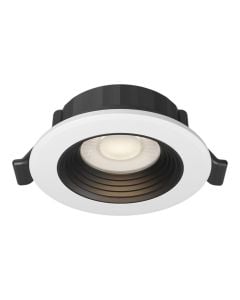 Spot rrethor, LED, 6.5W, 630lm, 3000-6400K, D.8.5cm, H.3cm, plastike, e bardhe, IP20