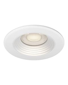 Spot rrethor, LED, 6.5W, 630lm, 3000-6400K, D.8.5cm, H.3cm, plastike, e bardhe, IP20, Dimmable