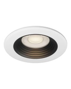 Spot rrethor, LED, 6.5W, 630lm, 3000-6400K, D.8.5cm, H.3cm, plastike, e bardhe, IP20, Dimmable