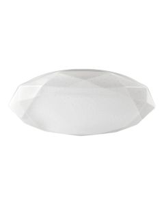 Ndricues pllafon, LED, 34W, 3550lm, 3000-6400K, plastike e bardhe, D.39cm