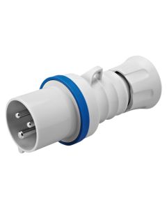 Industrial plug, 2P+T, 16A, IP44, 230V