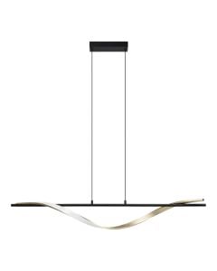 Pendant light, Eglo, 2500lm, 2700-6400K, aluminum, L.115cm, black