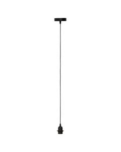 Portollambe with cord, E27, H.80cm, black