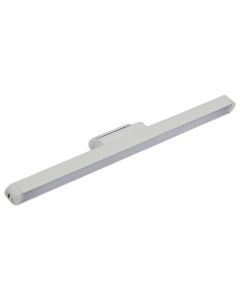 Ndricues pasqyre LED, me karikim, alumin, e bardhe, H.42cm