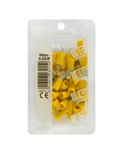 Terminal i izoluar, i sheshtë, F, 2.5- 6 mm²/ 6.3 mm, 50 copë/ pako