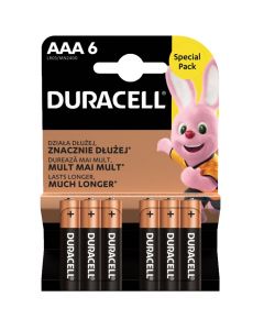 Bateri Duracell Basic  AAA 4+2 pc