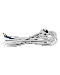 Round cable 3*1,5mm2*3m, white