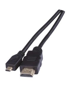 Kabell HDMI + Ethernet, 1.5m, ngjyre te zeze