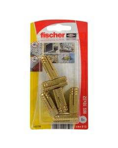 Fischer brass fixing 6 x MS 10 x 32