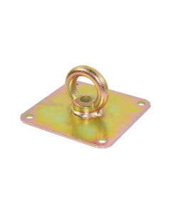 Pjaster çeliku me unazë 150x150x4 mm, Ø 40mm