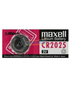 BATERI CR2025 MAXELL LI.MIC 1PK ON 5 CARD (J) [13126]