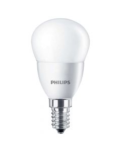 Llambe LED Philips 5.5W, E14, 470 lm, 4000 K, 15000 hrs, P45, A+