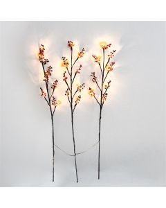 Decorative branch with LED lights, H90x20 cm, 220 V