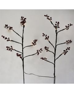 Decorative branch with LED lights, H70x15 cm, 2xAA