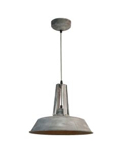 Pending Lamp Torres Brilliant  E27 , 1x60W, H115xD36.5 cm, grey color, metal, IP20