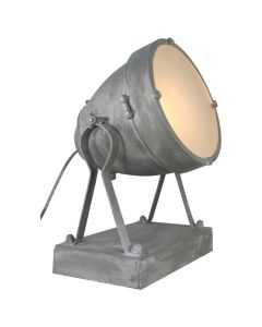 Table Lights Bo Brilliant, 1xE27, 60W, 32x23 cm, aluminum, grey color, IP20