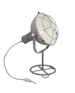 Table Lights Rings Brilliant, 1xE27, 60W, H45x30 cm, metal, grey color, IP20