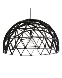 Ndriçues i varur Koepellamp E27, 1x75 W, Ø75xH100 cm, metal, ngjyrë të zezë