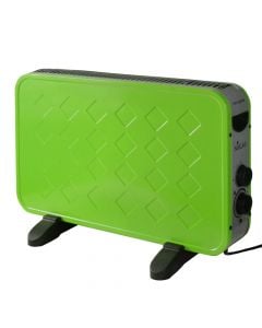 Electric heater Niklas Biscotto 1000/2000 W, 60x10x35 cm, green color