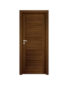 Honeycomb inside door, opening right, 70x204cm, frame size 14-16cm, walnut color, ORS2, B597
