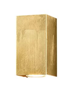 Wall lihgt, Cleo 2xGU10, 35 W max, 15x8x8 cm, metal, gold color