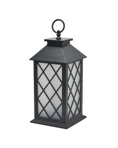 Decorative light, F2018004 LED, 2700 K, 14x30 cm, plastic, flame lighting