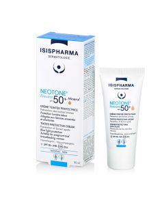 Tinted cream for sun protection, IsisPharma Neotone® Prevent SPF 50+, 30 ml