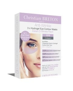 Maskë për sytë me efekt anti-rrudhë, Christian Breton Anti-Wrinkles, 3 copë
