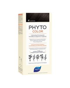 Bojë flokësh permanente, Phyto Color 4.0 Brown