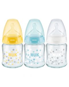 Shishe qelqi për bebe, NUK® First Choice+ 120 ml
